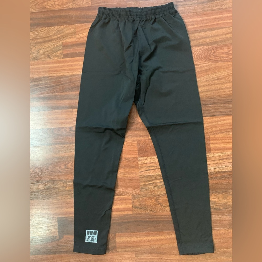 In Sport Women's Running Tight Leggings BLACK Women's Small Pre-Owned style J290